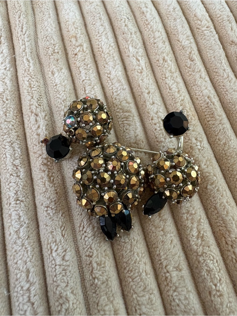 Vintage 50’s ? Poodle Brooch - Pin